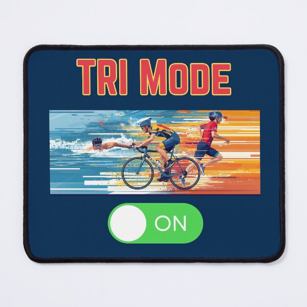 Item preview, Triathlon Mode ON T-Shirt | Swim Bike Run Triathlete Gift designed and sold by endurothreads.