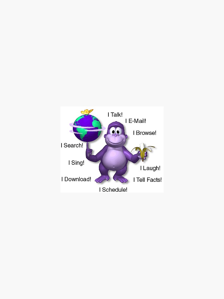 Bonzi Buddy Sticker! Sticker for Sale by phandiltees