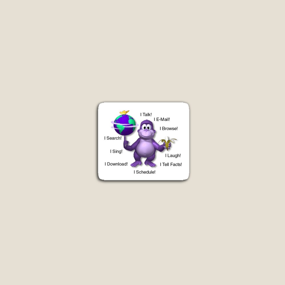 Bonzi Buddy Sticker! Sticker for Sale by phandiltees