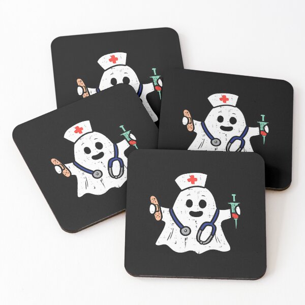Item preview, Nurse Ghost Scrub Top Halloween Costume For Nurses 	 RN 		 designed and sold by cglvprtcgfc22.