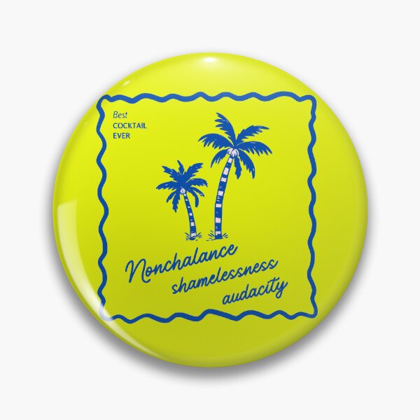 Item preview, Funny Tropical Cocktail Quote – Retro Palm Tree Summer Vacation Design designed and sold by Minimum-Rage.