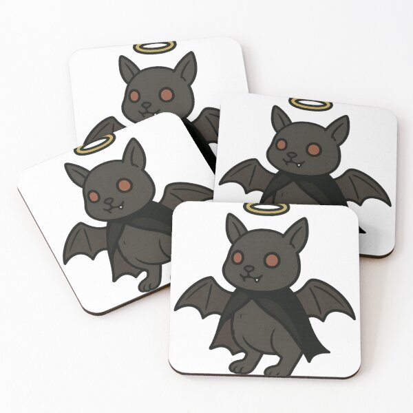 Item preview, Cute Halloween Bat Angel Ghost – Kawaii Spooky designed and sold by Pixcelcosmic.