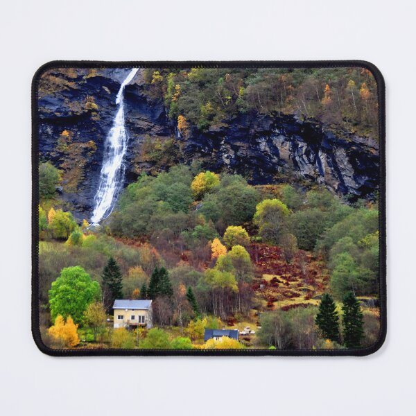 Item preview, Waterfall Flamsdalen Valley Flam Norway Scandinavia designed and sold by AndyEvansPhotos.