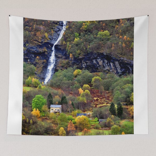 Item preview, Waterfall Flamsdalen Valley Flam Norway Scandinavia designed and sold by AndyEvansPhotos.