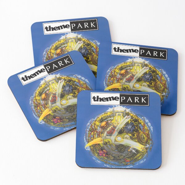 Item preview, Theme Park Retro Game Cover HD designed and sold by Retr0Tshirts.