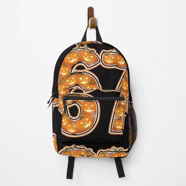 Item preview, Halloween 67 Number Pumpkin Jack O Lantern Bat Spider Web Design designed and sold by ArtDesignTp.