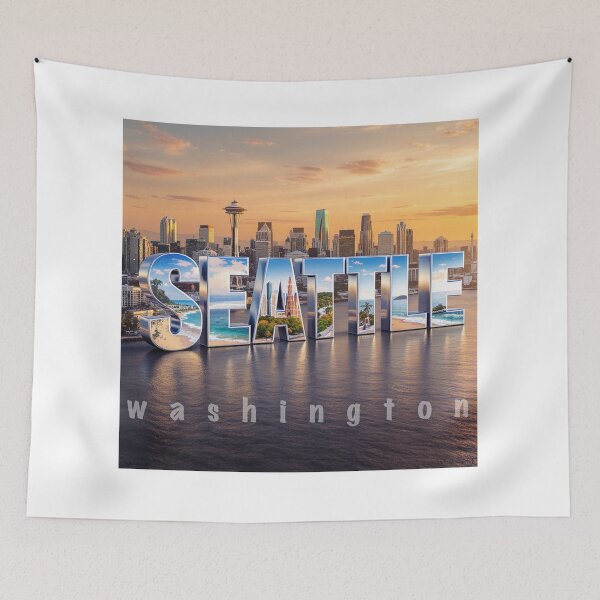 Item preview, Seattle City Promotion Print designed and sold by Lichentroupe63.