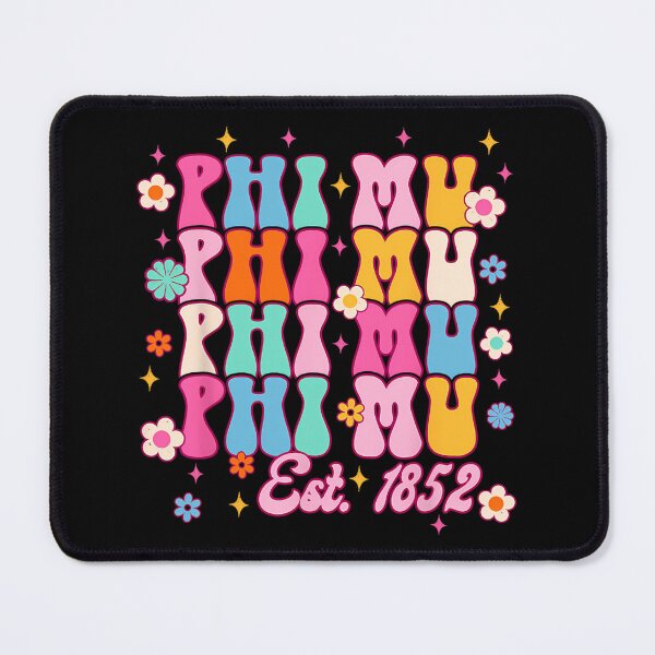 Item preview, Phi Mu Sorority Sisterhood Est.1852 Groovy 2308082 designed and sold by insbrtyn14.