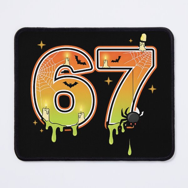 Item preview, Halloween 67 Number Spooky Spider Web Candle Bat Pumpkin Design designed and sold by ArtDesignTp.
