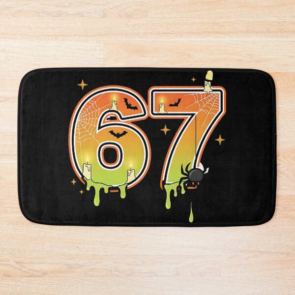 Item preview, Halloween 67 Number Spooky Spider Web Candle Bat Pumpkin Design designed and sold by ArtDesignTp.