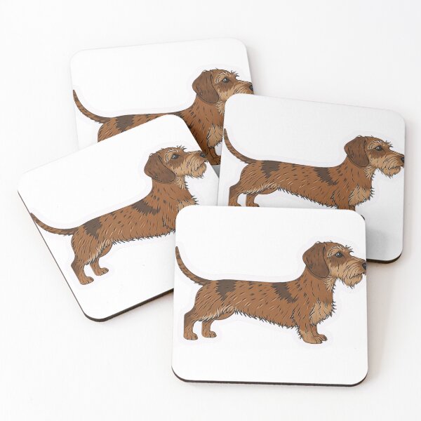 Item preview, Cute Dachshund Hairy Dog Breed Design | Sausage Dog Lover Gift | Wiener Puppy Art designed and sold by ArtDripFashion.