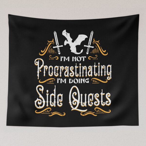 Item preview, RPG Gamer Not Procrastinating Side Quest Funny 	 	 Kids 		 designed and sold by jwsbhykze64.