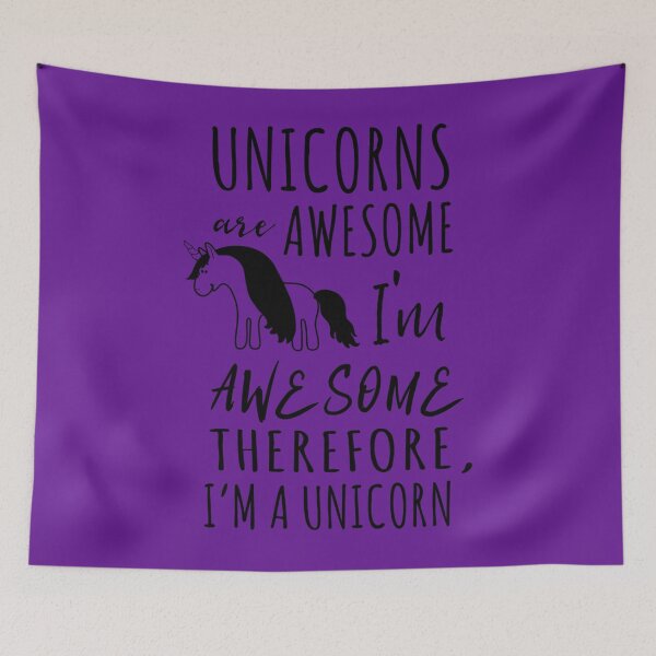 Item preview, Unicorns Are Awesome. I'm Awesome. Therefore I'm A Unicorn   	 designed and sold by pyytawfdg57.