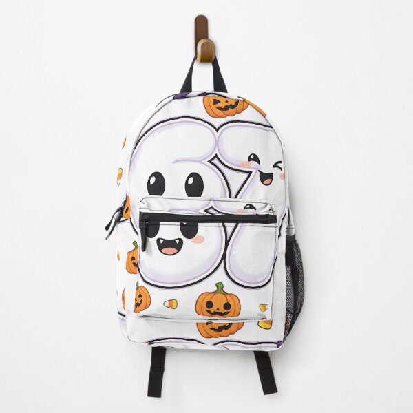 Item preview, Halloween 67 Number Cute Kawaii Pumpkin Candy Ghost Design designed and sold by ArtDesignTp.