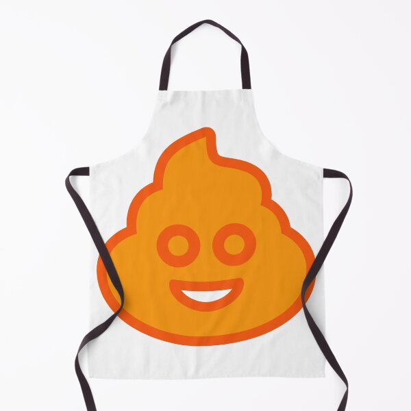 Item preview, Smiling Poop Emoji Sticker – Orange Edition designed and sold by KolinBoy.