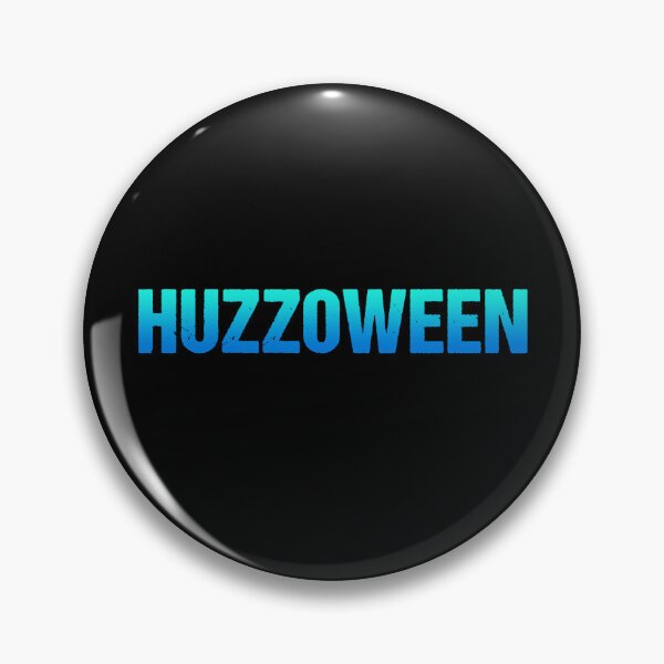 Item preview, Huzzoween, Blue Funny Halloween Quotes designed and sold by Memes N Lore .