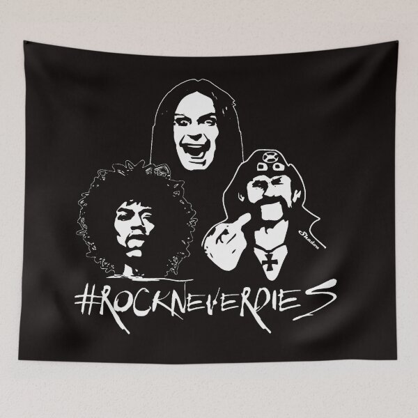 Item preview, Rock never Dies designed and sold by Shadow Est. 2014.