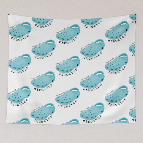 Item preview, blue crocs  designed and sold by marcellanyce.