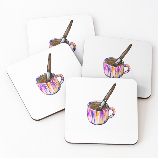 Item preview, Brush in my coffee designed and sold by NeilInglisArt.