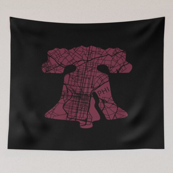 Item preview, Philadelphia Street Map Liberty Bell Vintage Maroon Philly Pullover 		 designed and sold by insbrtyn14.