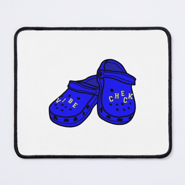 Item preview, Blue Vibe Check Crocs   designed and sold by marcellanyce.