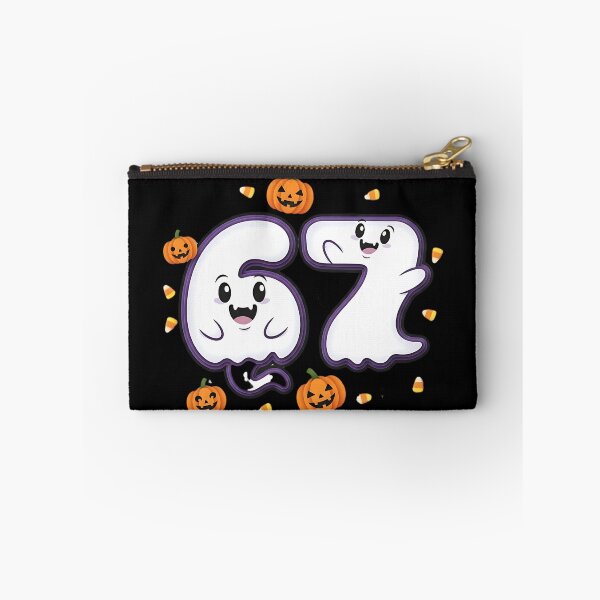 Item preview, Halloween 67 Number Cute Ghost Pumpkin Kawaii Spooky Design designed and sold by ArtDesignTp.