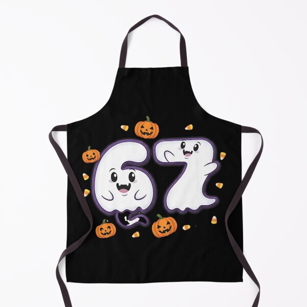 Item preview, Halloween 67 Number Cute Ghost Pumpkin Kawaii Spooky Design designed and sold by ArtDesignTp.