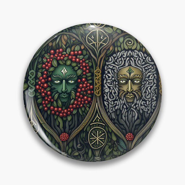 Item preview, The seasons of the Green Man beautiful nature fresco artwork after William Morris designed and sold by Vintage Designs +.