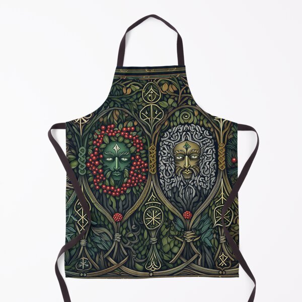 Item preview, The seasons of the Green Man beautiful nature fresco artwork after William Morris designed and sold by Vintage Designs +.