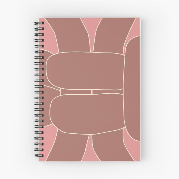 Item preview, Brown-Cream on Pink - Right Facing Square Knot designed and sold by Kate Anderson Art.