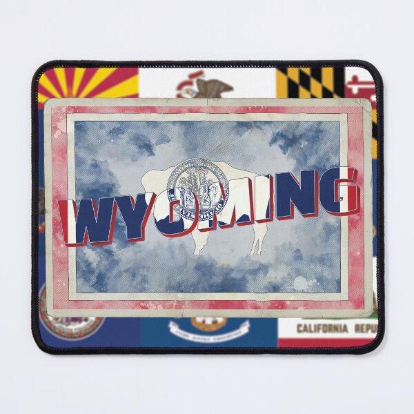 Item preview, Wyoming vintage style retro souvenir designed and sold by DeveloperProp0.