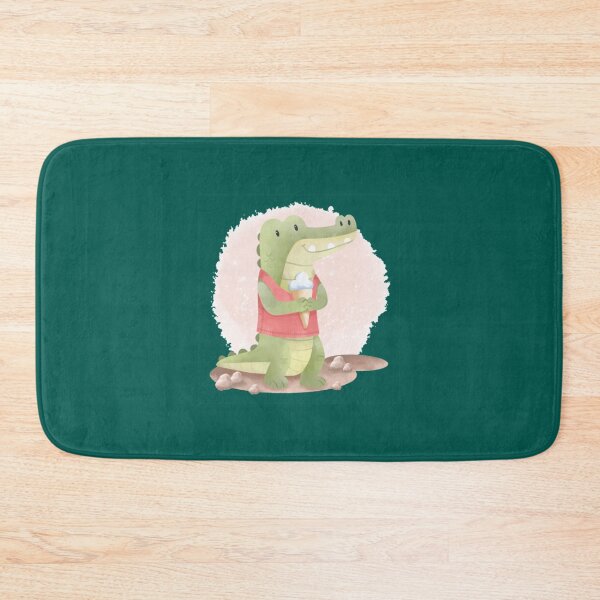 Item preview, Crocodile Eating Icecream    designed and sold by marcellanyce.