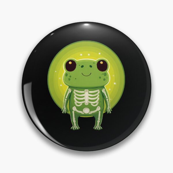 Item preview, Cute Frog – Glowing Skeleton Halloween Design designed and sold by Meiersbeste.