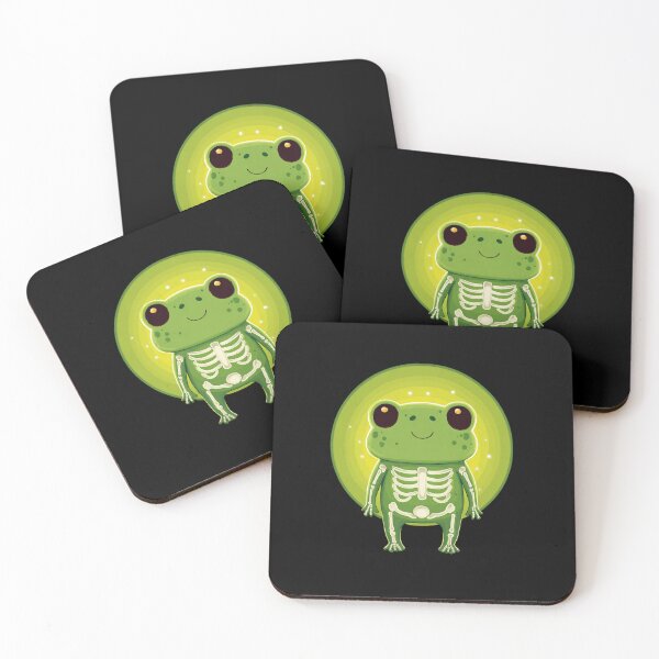 Item preview, Cute Frog – Glowing Skeleton Halloween Design designed and sold by Meiersbeste.