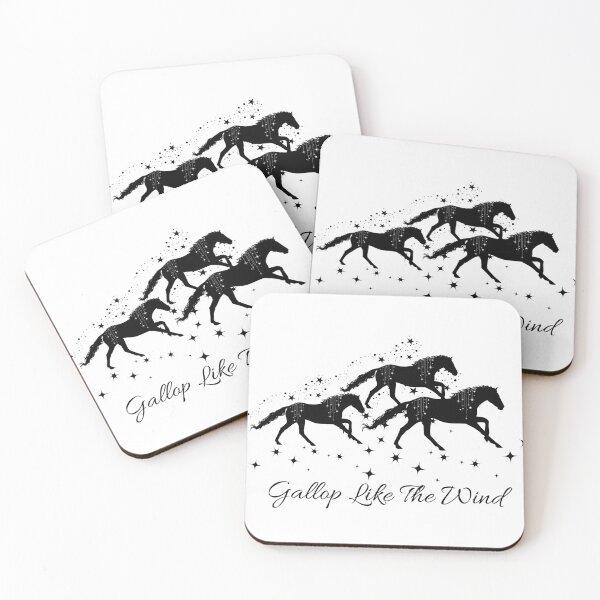 Item preview, Gallop Like The Wind - Sticker and Gifts - Equine, Equestrian, Horse lovers designed and sold by Ishtar Park Equine Shop.