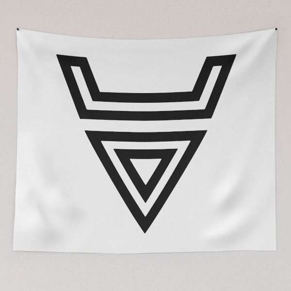 Item preview, Veles Sign Black - Slavic Symbol of Magic and Protection designed and sold by Myth-LegendArt.
