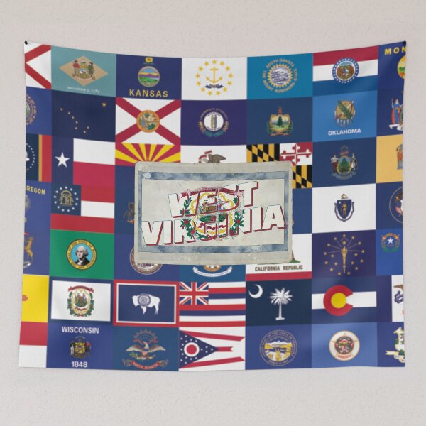 Item preview, West Virginia vintage style retro souvenir designed and sold by DeveloperProp0.