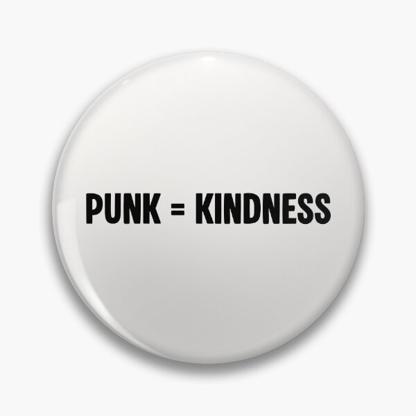 Item preview, Bold Punk Equals Kindness Statement Typography designed and sold by trepiu.