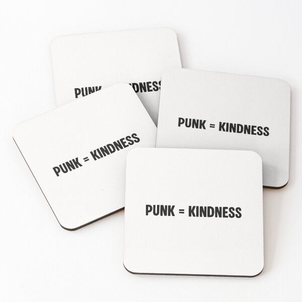 Item preview, Bold Punk Equals Kindness Statement Typography designed and sold by trepiu.