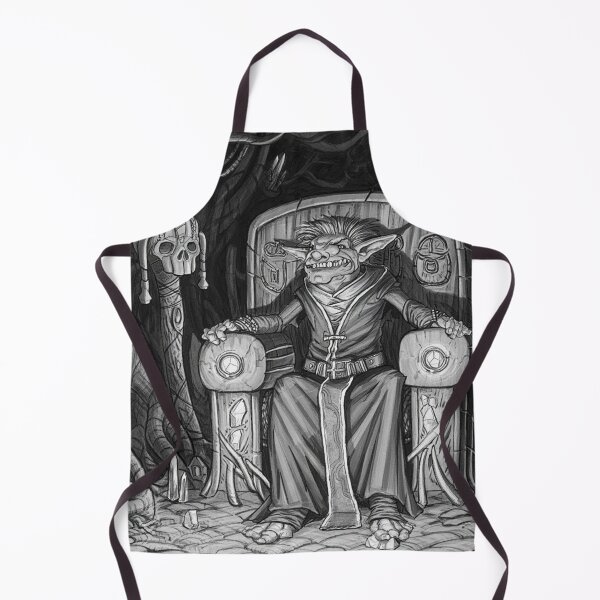 Item preview, The Goblin king sits on his throne illustration designed and sold by Vintage Designs +.