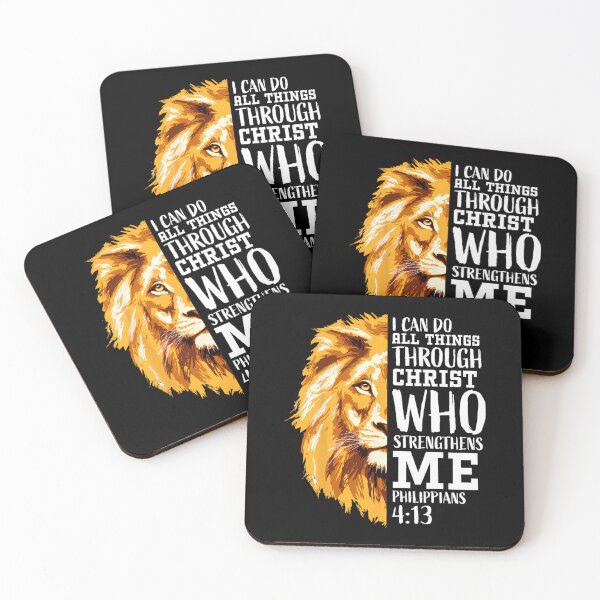 Item preview, Philippians 413 Christian Verse 	 	 Religious Lion 		 designed and sold by insbrtyn14.