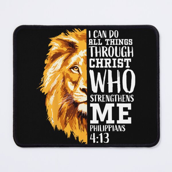 Item preview, Philippians 413 Christian Verse 	 	 Religious Lion 		 designed and sold by insbrtyn14.