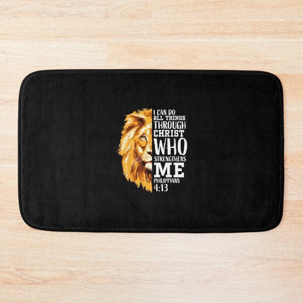 Item preview, Philippians 413 Christian Verse 	 	 Religious Lion 		 designed and sold by insbrtyn14.