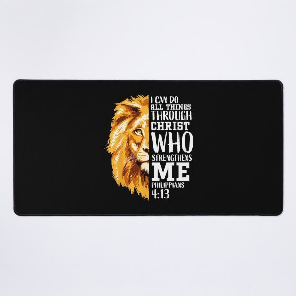 Item preview, Philippians 413 Christian Verse 	 	 Religious Lion 		 designed and sold by insbrtyn14.