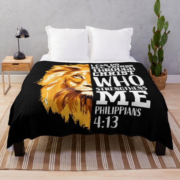 Item preview, Philippians 413 Christian Verse 	 	 Religious Lion 		 designed and sold by insbrtyn14.