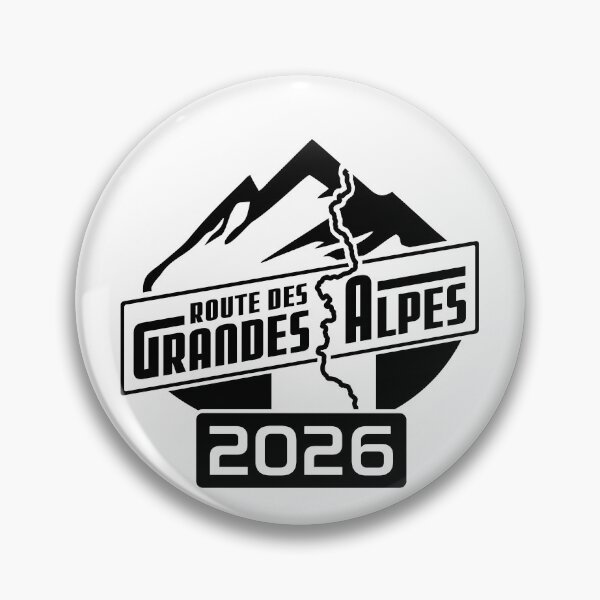 Item preview, Route des Grandes Alpes | V6 white | 2026 designed and sold by Moppedhotel.