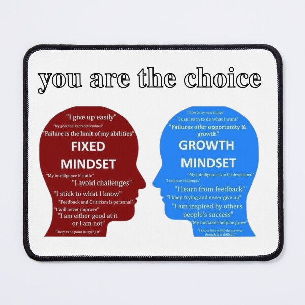 Item preview, Growth Mindset Quote – You Are the Choice Design designed and sold by Happyfreedom.
