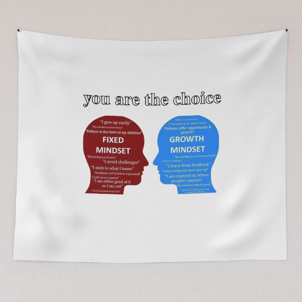 Item preview, Growth Mindset Quote – You Are the Choice Design designed and sold by Happyfreedom.