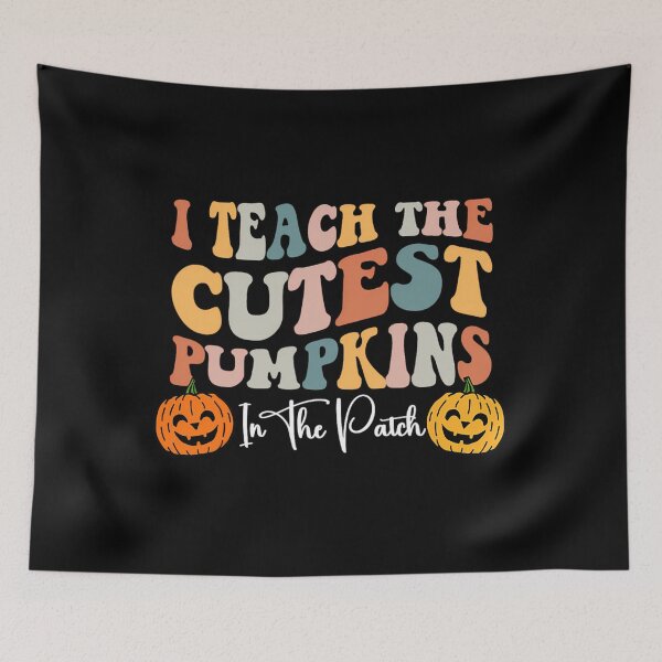 Item preview, Teacher Halloween Cutest Pumpkins Retro Teacher Fall 		 designed and sold by kxzfskcq61.