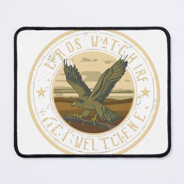 Item preview, Classic Ornithology Emblem – Vintage Hawk Badge Design designed and sold by NatureNookTees.
